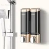 Dispensador de jabón líquido Accesorios de baño Botellas de champú montada