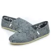 Casual Shoes Women's Canvas virkning Slip på platta söta vandringssandaler