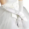 Bröllop Dr Luxury Atmosphere Gloves Bride Gloves LG Double Row Gloves Wedding Winter L3ja#