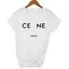 Nouvelle marque de luxe Men Vêtements T-shirts mode manches courtes coton femme tops streetwear d'été rond du cou