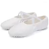 Dance Shoes Ballet For Girls Practice Yoga Dancing Flats Canvas Little Kid Slippers Split Sole