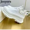 Casual Shoes Top Selling Knit Socks Boots Breathable Elastic High Spring Autumn Genuine Leather Flat Sneakers Unisex