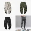 Joggers cargo pour hommes pantalons de poche hip hop décontractés