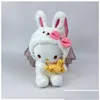 Stuffed Plush Animals Fashion Cute 8 Inch Rabbit With Fruit P Toy Kawaii Pp Cotton Pillow Festival Gift Doll Kids Toys Drop Delivery G Ot7Ra