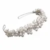 Pearl Rhineste sier Diamds Bridal Crown Trendy Party Tiaras for Women Wedding Hair Accories Vintage Headband Jewelry T88i＃