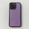 iPhone 14 Plus Pro Max 13 12 11 Xr XS X 8 7 6 Bling Shinny Foil Glitter Starry Transparent Girls Drop Glue Clear Phone Cover