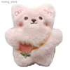 Plush Keychains Korean Style Kawaii Small Bear Plush Toy Cartoon Animal Pendant Keychain Cute Soft Stuffed Doll For Children Christmas Gift Y240415