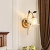 Wall Lamps ULANI Contemporary Lamp French Pastoral LED Creative Flower Living Room Bedroom Corridor Home Decoration