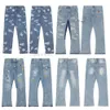 Männer Designer Galleryd Jeans Damen Jean Kleidung Baggy Pant Sleeve Hosen Frauen Jogginghose Speckled Paar vielseitige, lockere Hochqualitätsjeans