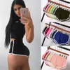 2024Sports Shorts Damen Home Casual Solid Fashion Yoga Beachwear Candy Hot Hosen F4165