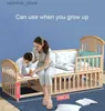 Baby Cribs yq Jenmw سرير خشب صلب أفضل مبيعًا تصميمًا خشبيًا من الصنوبر الصلبة تصميم سرير طفل/سرير أرجوحة الأطفال/سرير الطفل المرفق البالغ L416