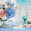 Dekorativa blommor älskar Garland Hoop Table Ornaments Delicate Flower Hoops Multifunction Frame Wire Wreath Frames Wood Heart Floral