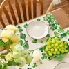 Table Mats Shamrock Clover Lucky Irish St. Patrick's Day Placemats Set Of 4 12x18 Inch Seasonal Spring For Party Kitchen Decor