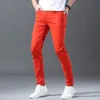 Men's Jeans FDiocn Spring Summer Thin Denim Slim Fit European American High-end Brand Small Straight Pants XW2027-00