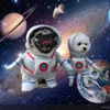Hondenkleding Mooie huisdierkleding Ademend mode FASSER TAPE COSPLAY Astronomie Jumpsuit Leuke kleding Outfits Niet-krinkelen