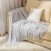 Cobertores Bohemian Throw Blanket Sofá Tampa de cor sólida de cor geométrica para camas Decoração de decoração de casa Shawl macio