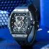 Zegarek na rękę Tars Bomba Tytanium Mechaniczne zegarek dla mężczyzn luksusowe ramki z włókna węglowego męskie automatyczne zegar zegar Sapphire Sapphire