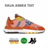 Nite jogger designer skor trippel vit stolt