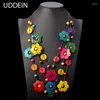 Choker Uddein Bohemian Maxi Collier pour femmes bijoux bijoux multiple