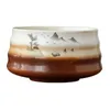Tee -Sets Keramik Matcha Whisk Halter Tee Zeremonie Starter Handmade Schüssel für Anfänger Form halten