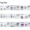 Stud Earrings 1 Pair 316L Steel Ear Studs CZ Ball Heart Star Flower Crown Butterfly Sterilized Packaged Baby Gifts Jewelry