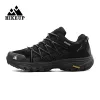 Botas HikeUp New Chegada Mens Sapatos de caminhada Lace respirável Up Trekking masculino Coscada ao ar livre tênis de turismo para homens para homens