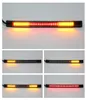 NIEUWE MOTORCYCLE LICHT BAR STRIP TAST Rem Stop Draai Signaal Lichtplaat Licht geïntegreerd 3528 SMD 48 LED ROOD AMBER COURE2664099