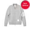 Brand Spring Sweatshirts Cotton Jacket Män Kvinnor V-ringning Solid Baseball Uniform Casual Sportswear Coat