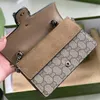 Högkvalitativ designerväska Snake axelväska handväskor kedja remmen handväska koppling väska mini crossbody mode plånbok lyx minikvinna läder