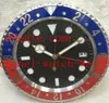 8 stile orologio da parete di alta qualità orologio da 34 cm x 5 cm in acciaio inossidabile movimenti blu luminescent orologi3351425