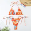 Trajes de baño para mujeres Camuflaje sexy micro bikini 2024 traje de baño femenino bikinis set brasileño playa ropa de baño bíqui