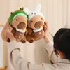 30cm40cm Fluffy Capybara Plush Doll Kawaii Stuffed Toy Simulation Animals Girls Birthday Gift Home Decor 240411