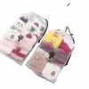 Vrouwen transparante trekstring cosmetische tas heldere waterdichte make -uptas reis organizer zakken kleding opberg toilo met zak x25b#