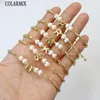 Link braccialetti da 10 pezzi perle fatte a mano con perle della lettera iniziale incantesimi donne gioielli di gioielleria adorabile regalo 40308 40308