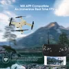 DRONES WLR / C E58 RC DRONE 4K HD Single Caméra 2,4 GHz WiFi FPV Altitude Hold Quadcopter 4CH DRONE RAPPORTABLE 6AXIS GYROSCOPE CAME AERINE 240416