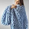 Blankets S Throw Blanket In Bulk For Sofa Wholesale Handmade Super Soft Knitted