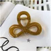 Pins per capelli Nuova clip rotonda con fibbia farfalla ispessita e papillon sul retro della testa versatile accessorio minimalista di squalo goccia del otiam