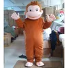 2024 Costume de mascotte de singe de haute qualité Halloween Carnaval Unisexe Adultes Tenue de fantaisie Costume de fantaisie