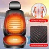 Car Seat Covers Heater 12V 24V Quick Heating Cover Flannel Cloth Mat Universal Winter Electric Heated