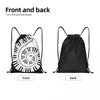 Storage Bags Piano Keys Music Notes Drawstring Backpack Sports Gym Bag For Women Men Shopping Sackpack