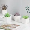 Decorative Flowers 4pcs/set Natural Decor Refresh Space With Artificial Plants Green Fingers Air Purifier Indoors In Pots