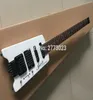 Anpassad butik Alpine White Steinberger Spirit Headless Electric Guitar EMG Pickups Tremolo Bridge Black Hardware Top Selling1324192