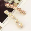 Nouvelle vente chaude 5 couleurs coréen Crystal Pearl Elegant Femmes Barrettes Clip Hairgrips Hairpin Girls Hair Accessoires Dropshipping