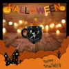 Tazze tazze in ceramica tazza di caffè caffettiera drink di Halloween bevendo strega che serve ciotola di punzonatura decorativa