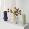 Vase Nordic Gedieval Glass Vaseシンプルな卸売ホームデコレーションデスクトップ水耕ソフトフラワーデバイス