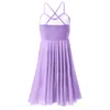 Girl Dresses Girls Ballet Dress Ballet Seeeveless-Cross Back Paiugine