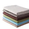 Nappe de table en tissu pure couleur art en lin tapis de thé _Jes2295