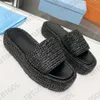 Fashion Espadrilles Sandalen Frauen flache Sandalendesigner -Hausschuhe Leder Plattform Outdoor Schuh Summer Beach Casual Schuhe mit Schachtel 541