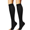 Сексуальные носки медицинские носки компрессии гибкие S/м/л/xl/xxl черные сжатые носки с компрессией с высоким нейлоном для женщин 240416