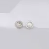 D327 smycken sötvatten pärla set s925 silver ring kvinnliga örhängen elegant modehalsband